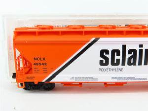 N Scale Micro-Trains MTL 93040 Sclair 3-Bay Covered Hopper Factory Interior RTR