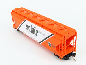 N Scale Micro-Trains MTL 93040 Sclair 3-Bay Covered Hopper Factory Interior RTR