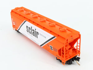 N Scale Micro-Trains MTL 93040 Sclair 3-Bay Covered Hopper Factory Interior RTR