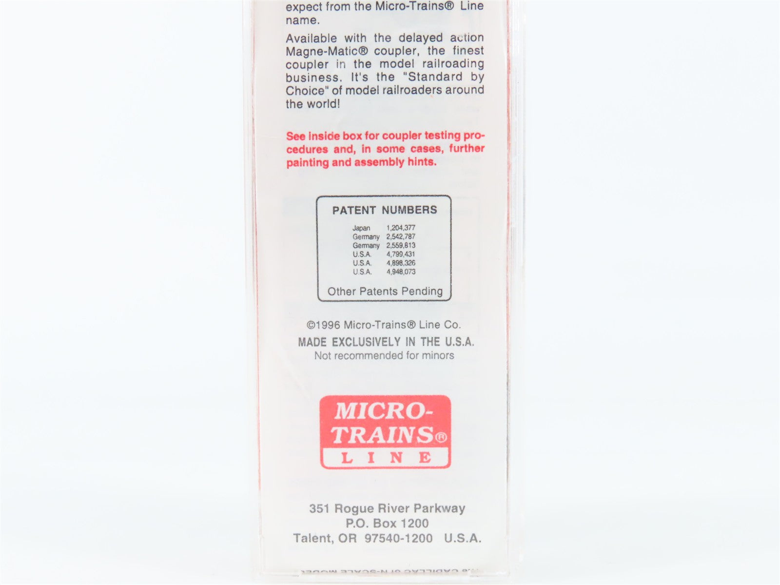 N Scale Micro-Trains MTL 93040 Sclair 3-Bay Covered Hopper Factory Interior RTR