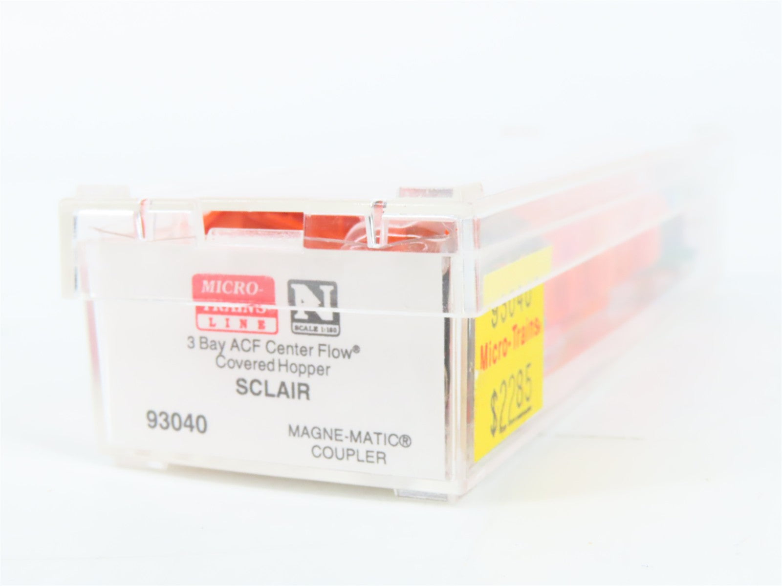 N Scale Micro-Trains MTL 93040 Sclair 3-Bay Covered Hopper Factory Interior RTR