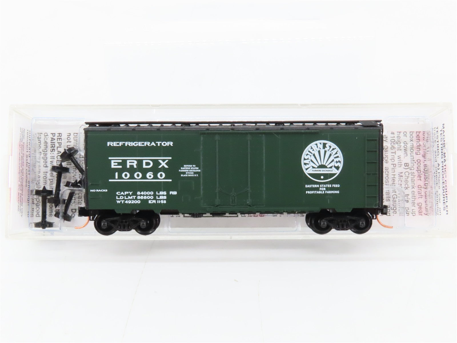 N Scale Micro-Trains MTL 21420 Eastern States Farmers Exchange 40' Box Car RTR
