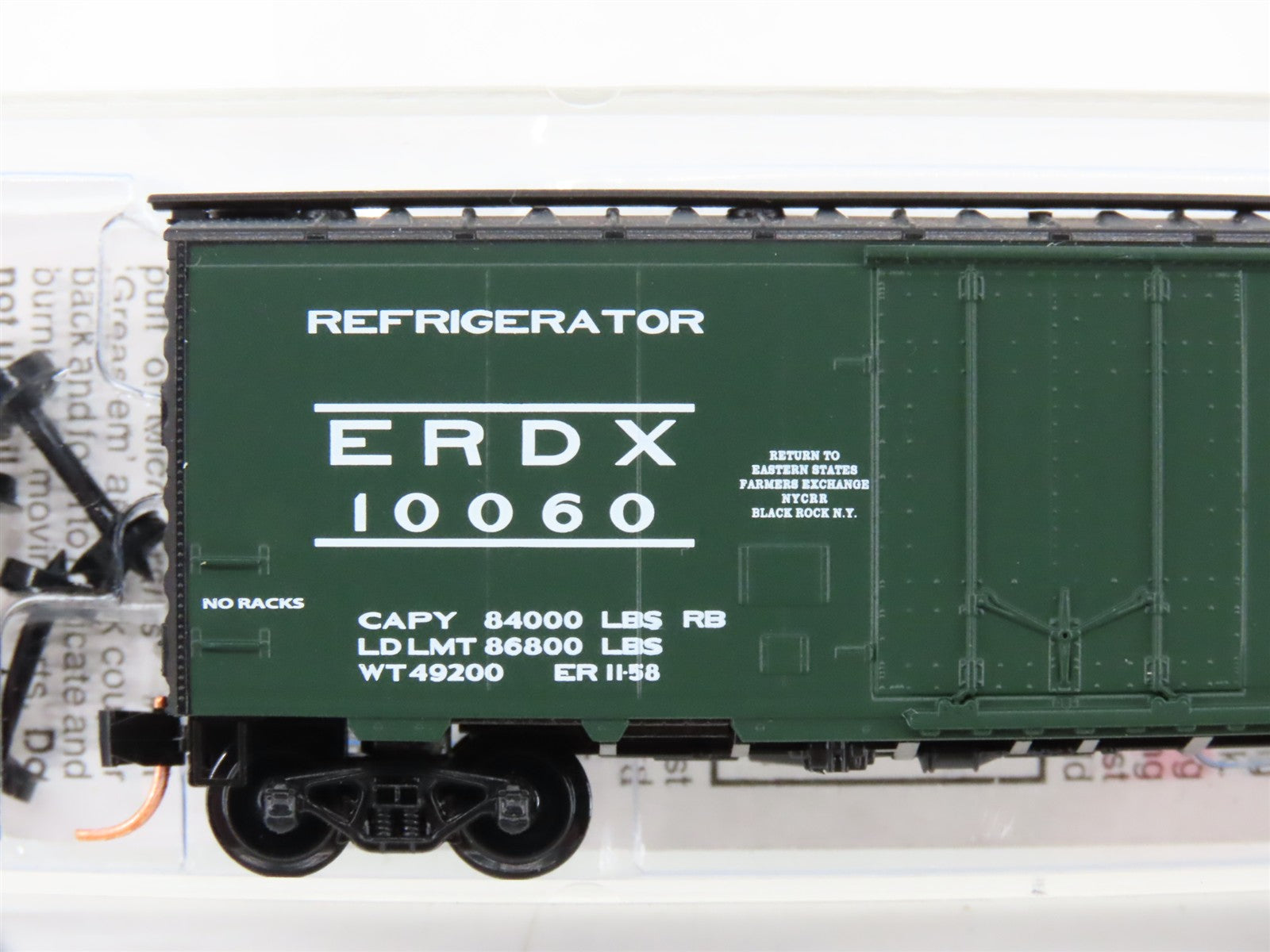 N Scale Micro-Trains MTL 21420 Eastern States Farmers Exchange 40' Box Car RTR