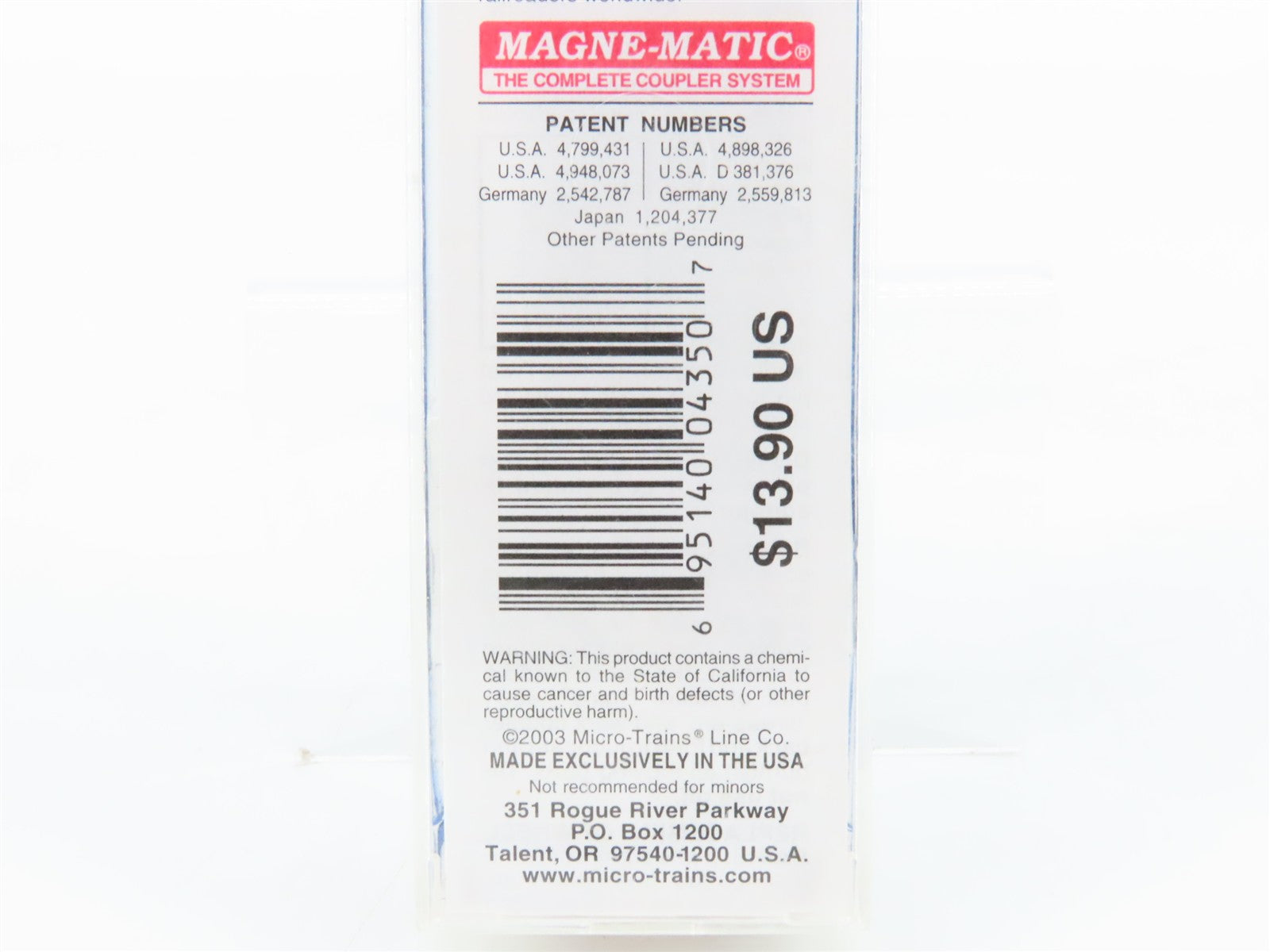 N Scale Micro-Trains MTL 21420 Eastern States Farmers Exchange 40' Box Car RTR