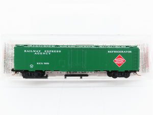 N Scale Micro-Trains MTL 52010 REX Railway Express Agency 52' Reefer 7870 RTR