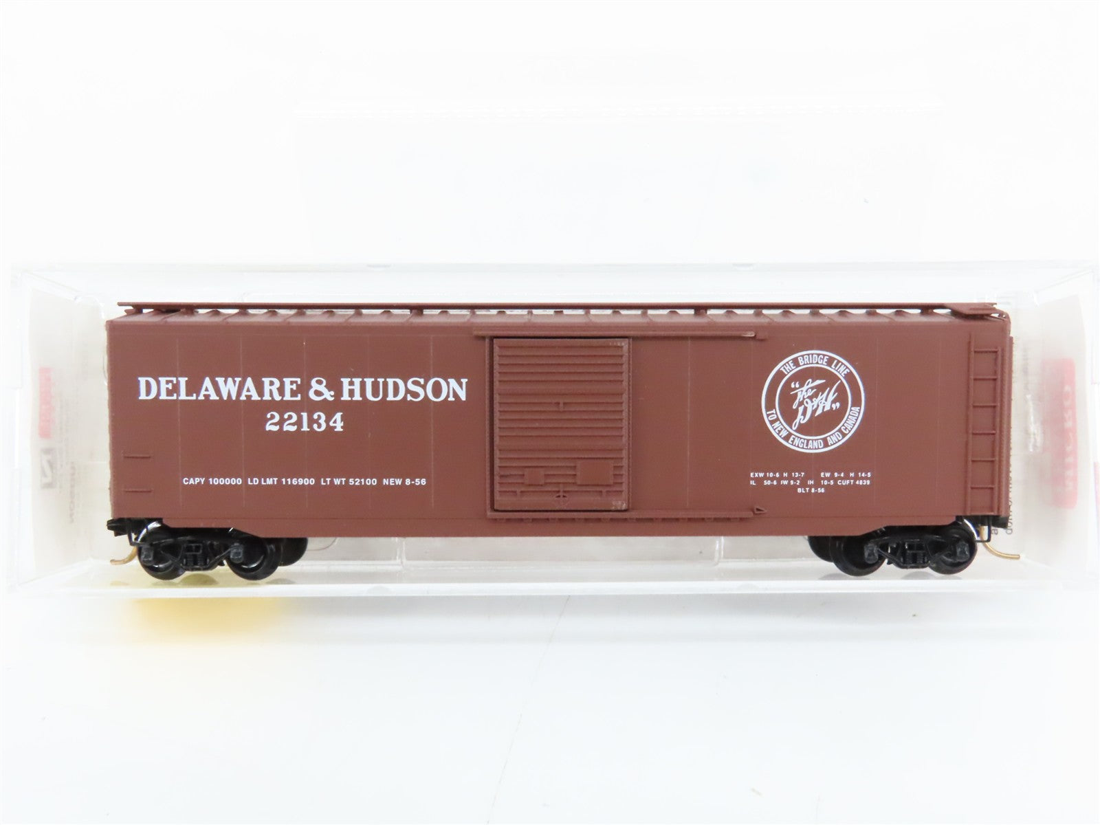 N Scale Micro-Trains MTL 31070 Delaware & Hudson 50' Box Car 22134 RTR