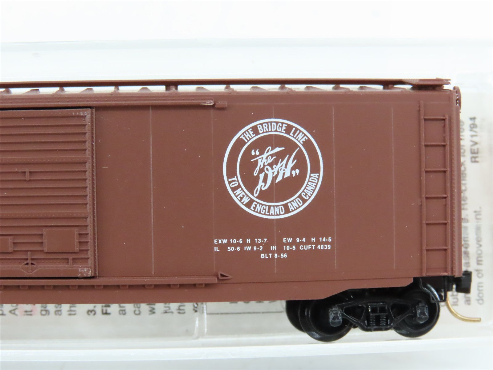 N Scale Micro-Trains MTL 31070 Delaware & Hudson 50' Box Car 22134 RTR