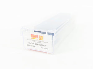 N Scale Micro-Trains MTL 46900060 Pacer Stacktrain 53' Corrugated Container RTR