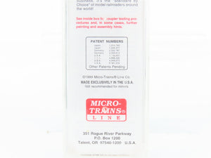 N Scale Micro-Trains MTL VTR Vermont Railway 40' Box Car 401 RTR