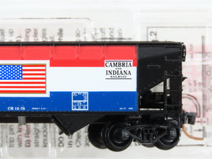 N Scale Micro-Trains MTL 55430 C&I Cambria & Indiana 33' 2-Bay Hopper 1976 RTR
