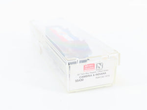 N Scale Micro-Trains MTL 55430 C&I Cambria & Indiana 33' 2-Bay Hopper 1976 RTR