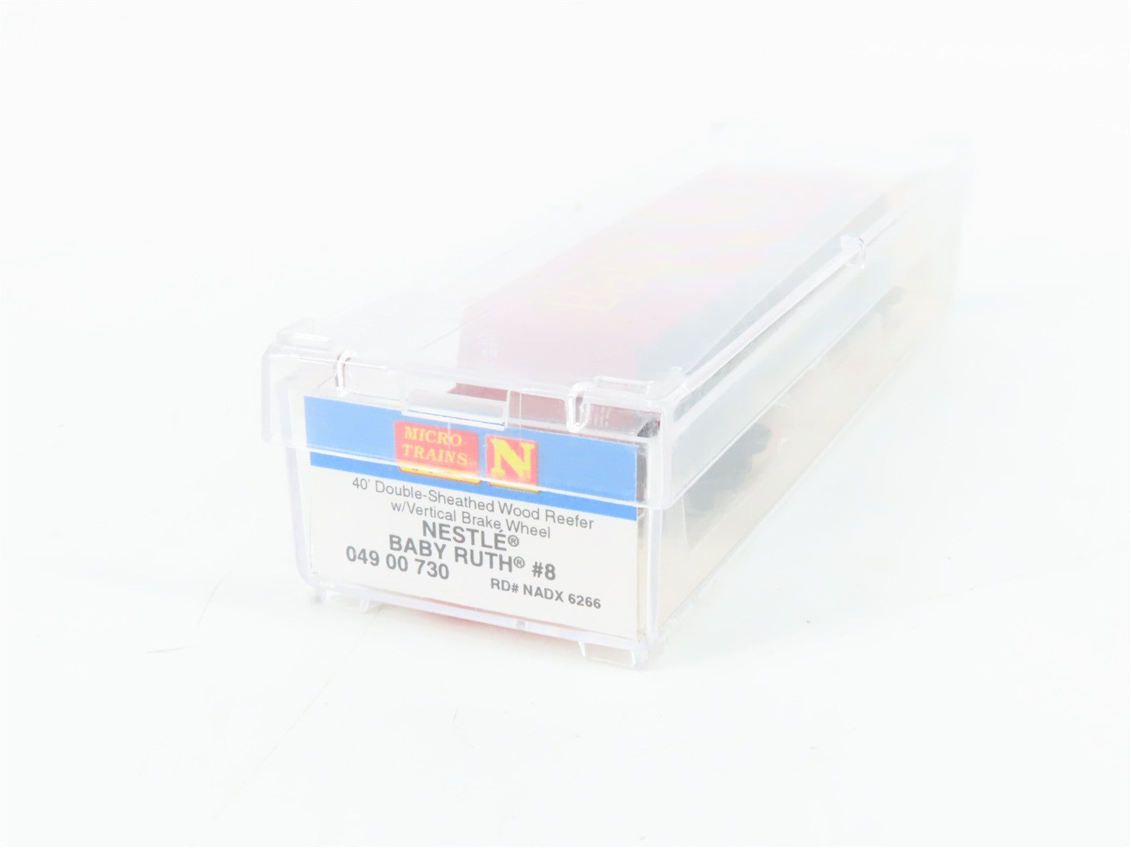 N Scale Micro-Trains MTL 04900730 NADX Baby Ruth 40' Reefer 6266 RTR