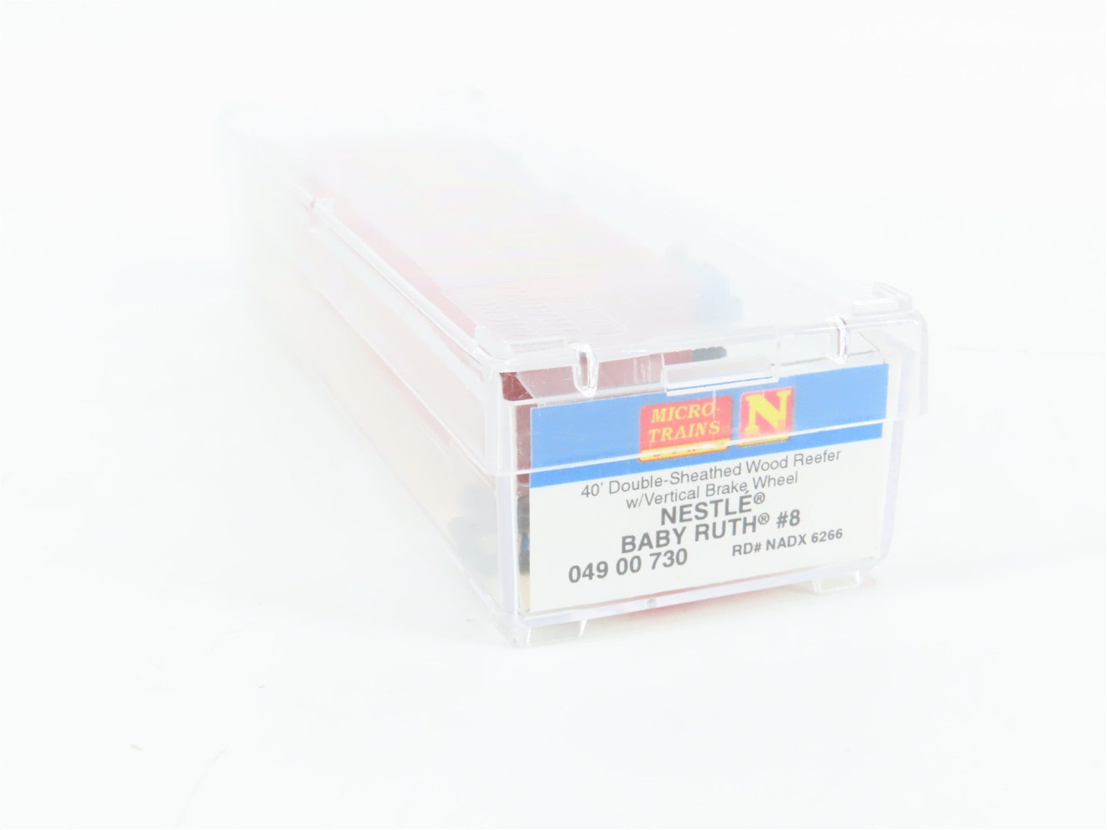 N Scale Micro-Trains MTL 04900730 NADX Baby Ruth 40' Reefer 6266 RTR