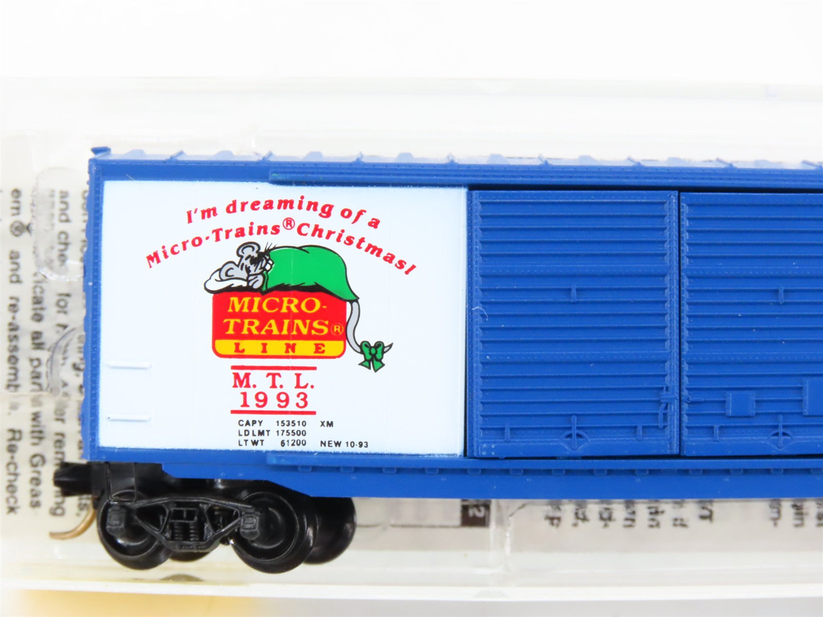 N Scale Micro-Trains MTL 37020 MTL Micro-Trains Line Box Car 1993 RTR