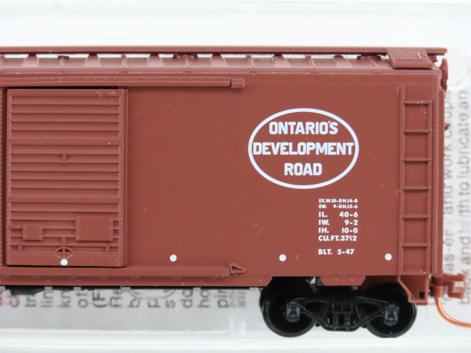 N Scale Micro-Trains MTL 02000376 ONT Ontario Northland 40' Box Car 90235 RTR