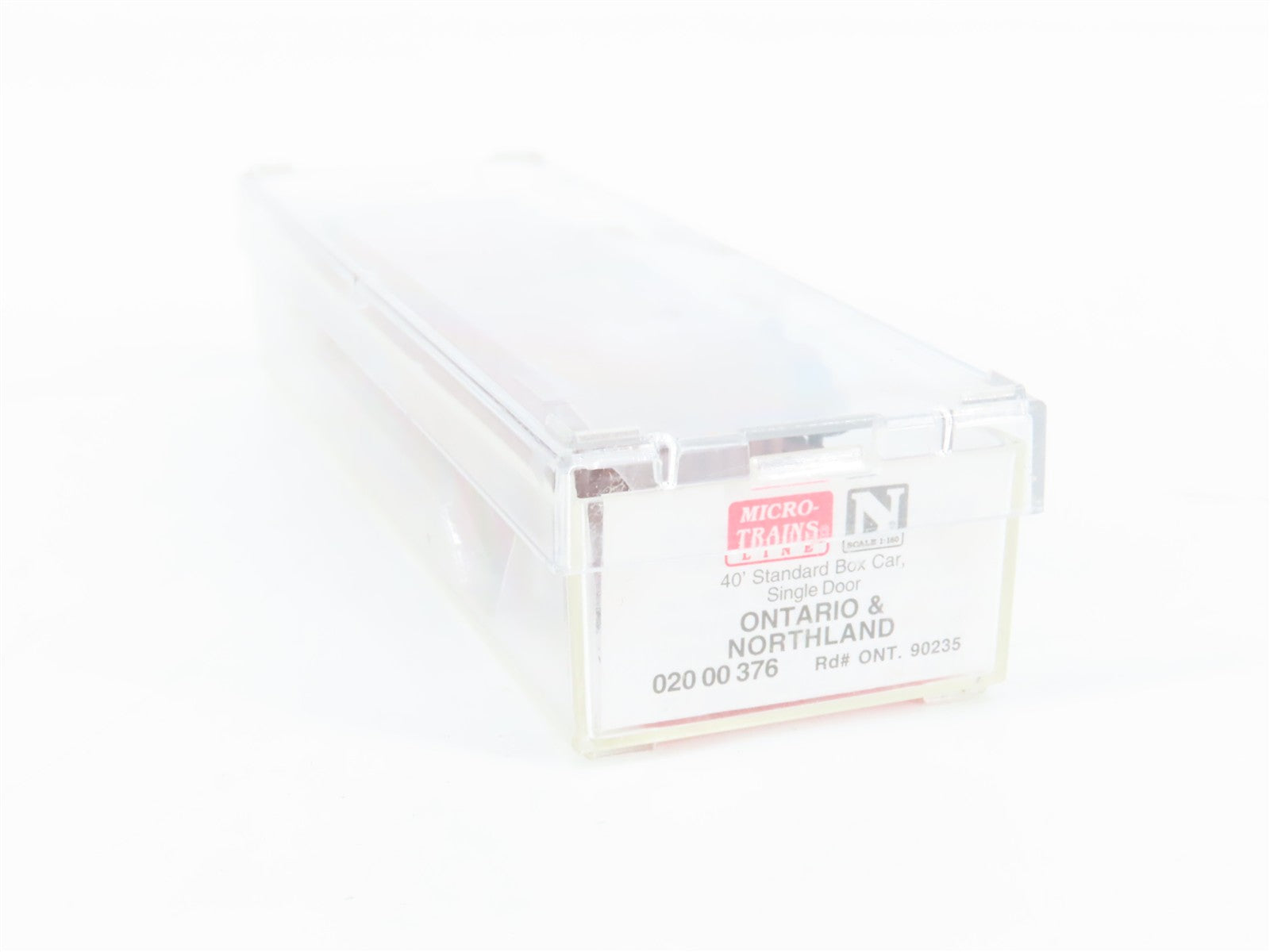 N Scale Micro-Trains MTL 02000376 ONT Ontario Northland 40' Box Car 90235 RTR