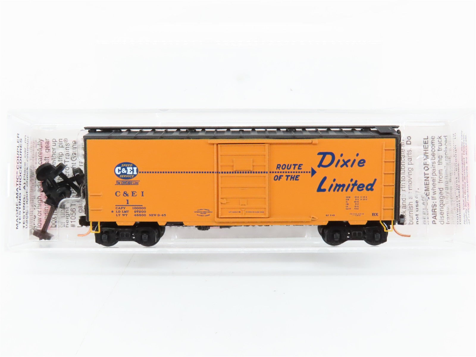 N Scale Micro-Trains MTL 20701 C&EI Chicago & Eastern Illinois 40' Box Car 1 RTR