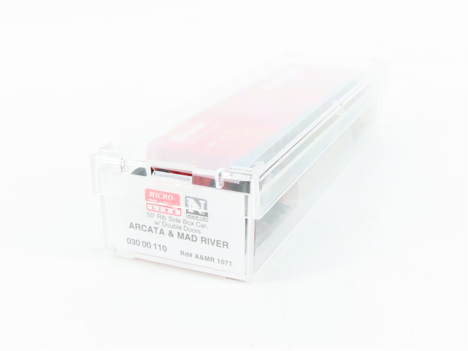 N Scale Micro-Trains MTL 03000110 Arcata & Mad River 50' Rib Side Box Car RTR