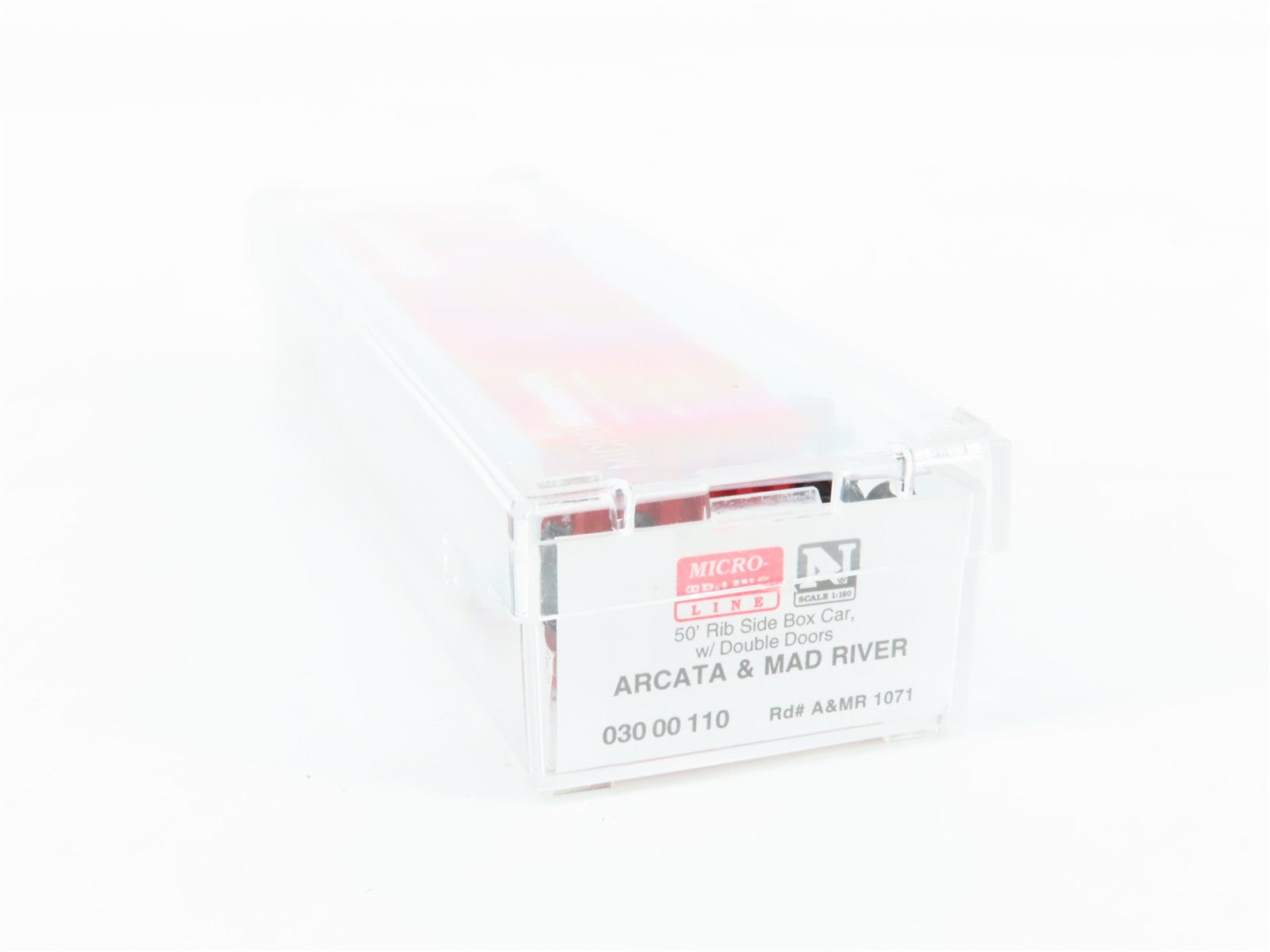 N Scale Micro-Trains MTL 03000110 Arcata & Mad River 50' Rib Side Box Car RTR