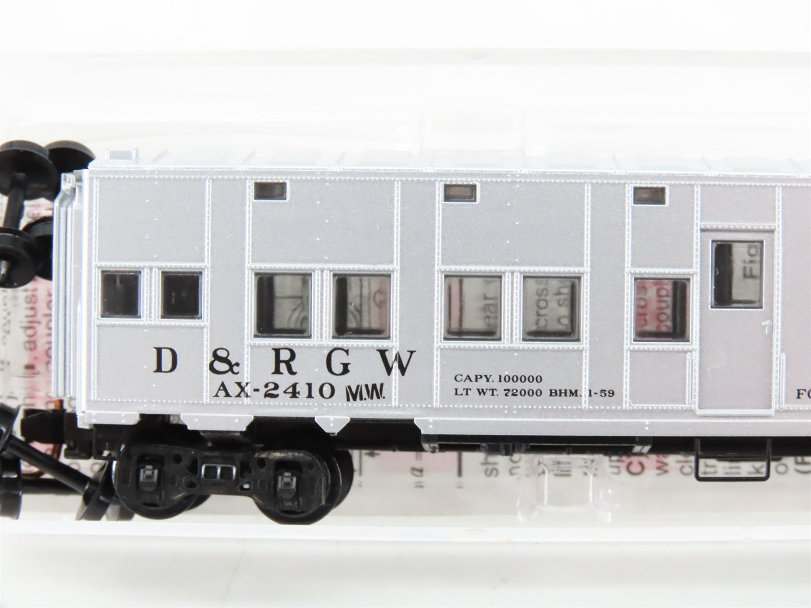 N Scale Micro-Trains MTL 116020.1 Denver & Rio Grande Western 50' Sleeper RTR