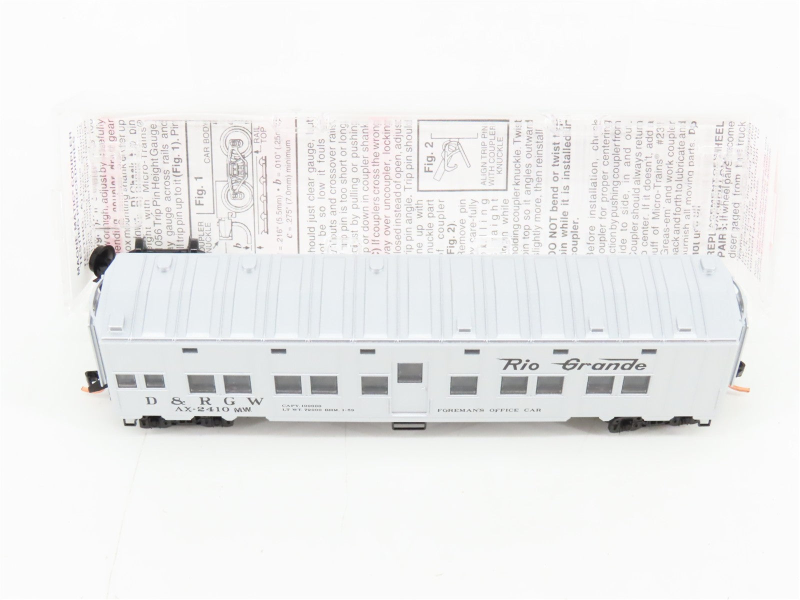 N Scale Micro-Trains MTL 116020.1 Denver & Rio Grande Western 50' Sleeper RTR