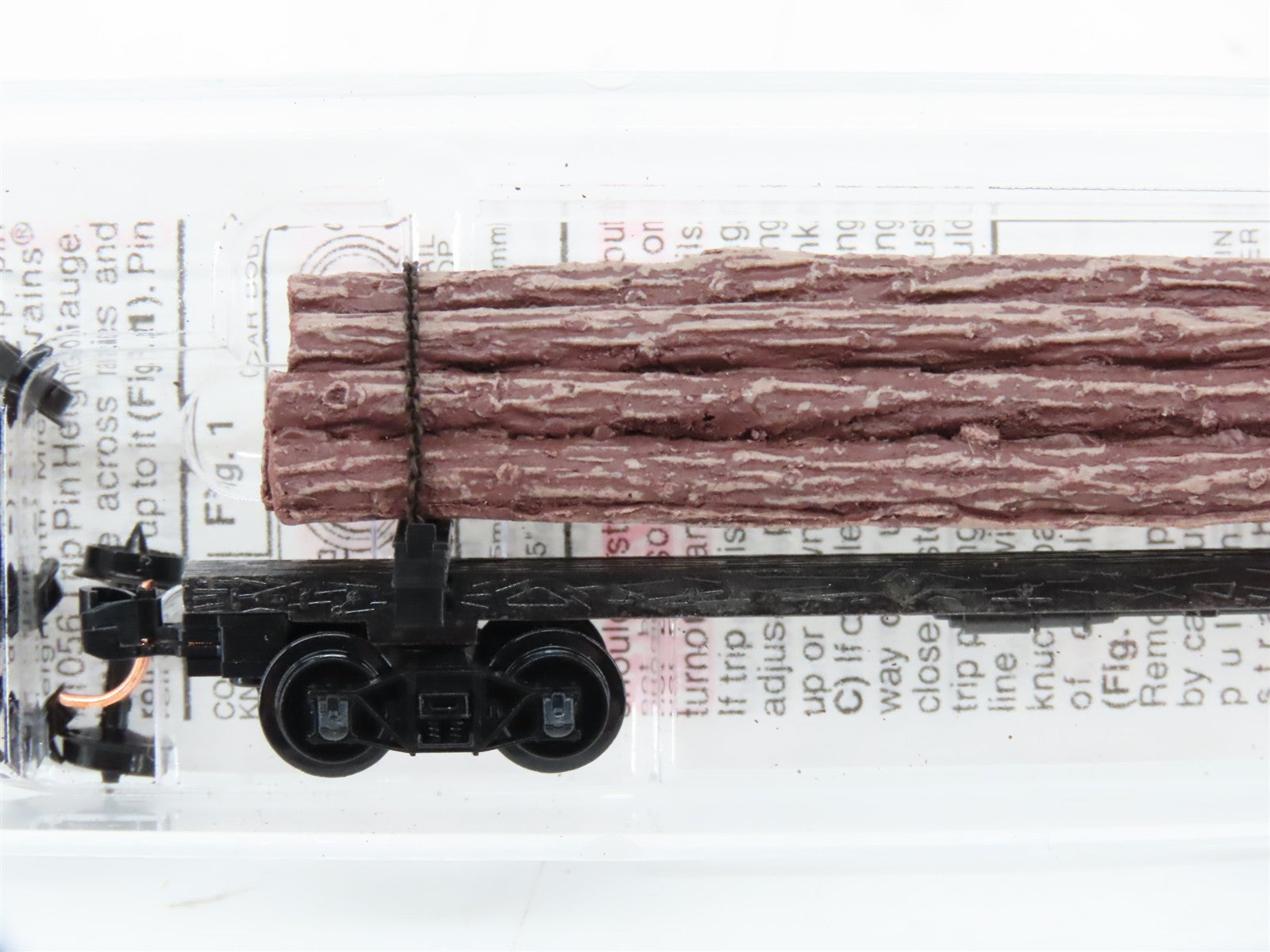 N Scale Micro-Trains MTL 113020 40' Skeleton Log Car RTR