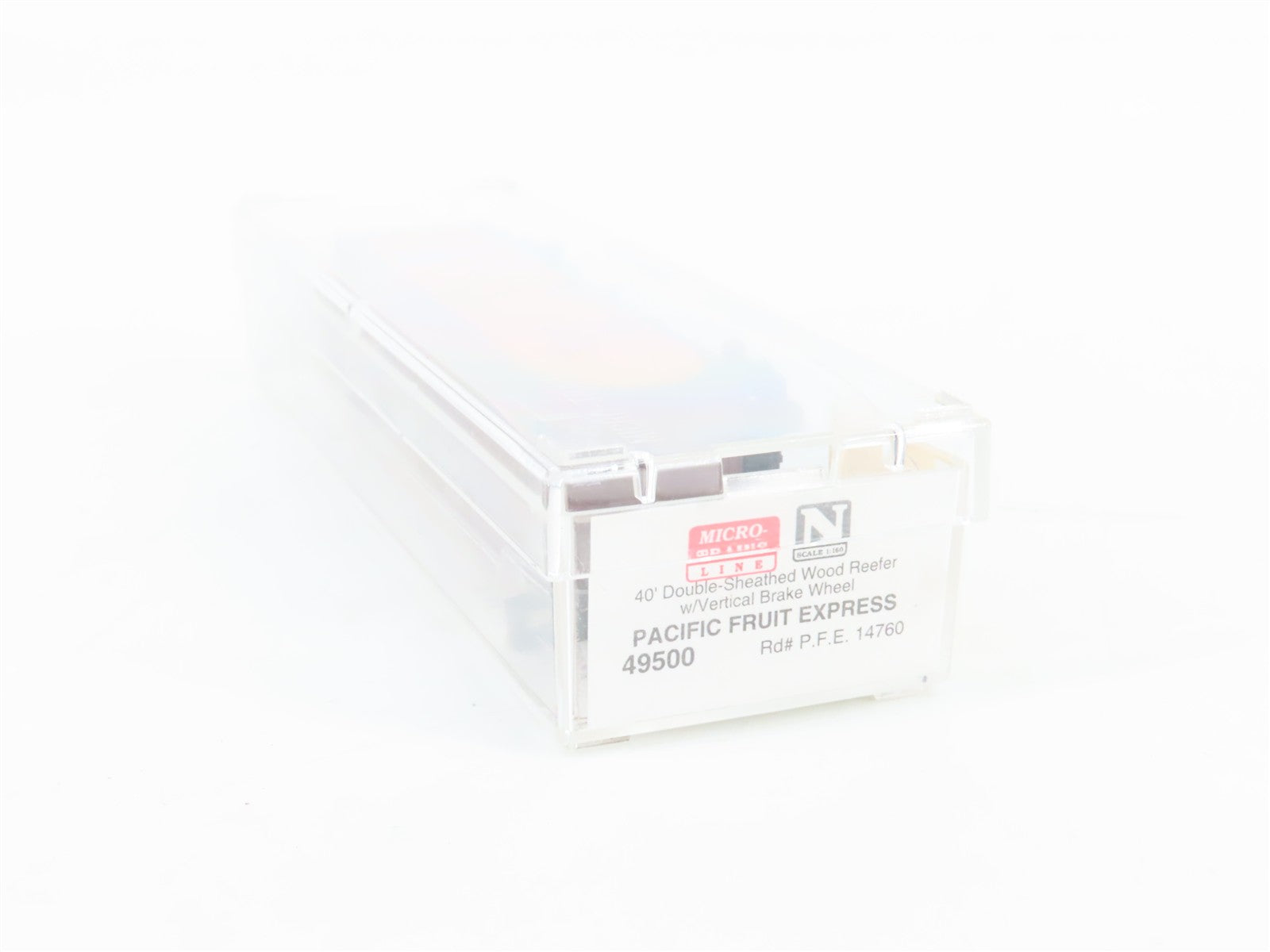 N Scale Micro-Trains MTL 49500 PFE Pacific Fruit Express 40' Reefer 14760 RTR