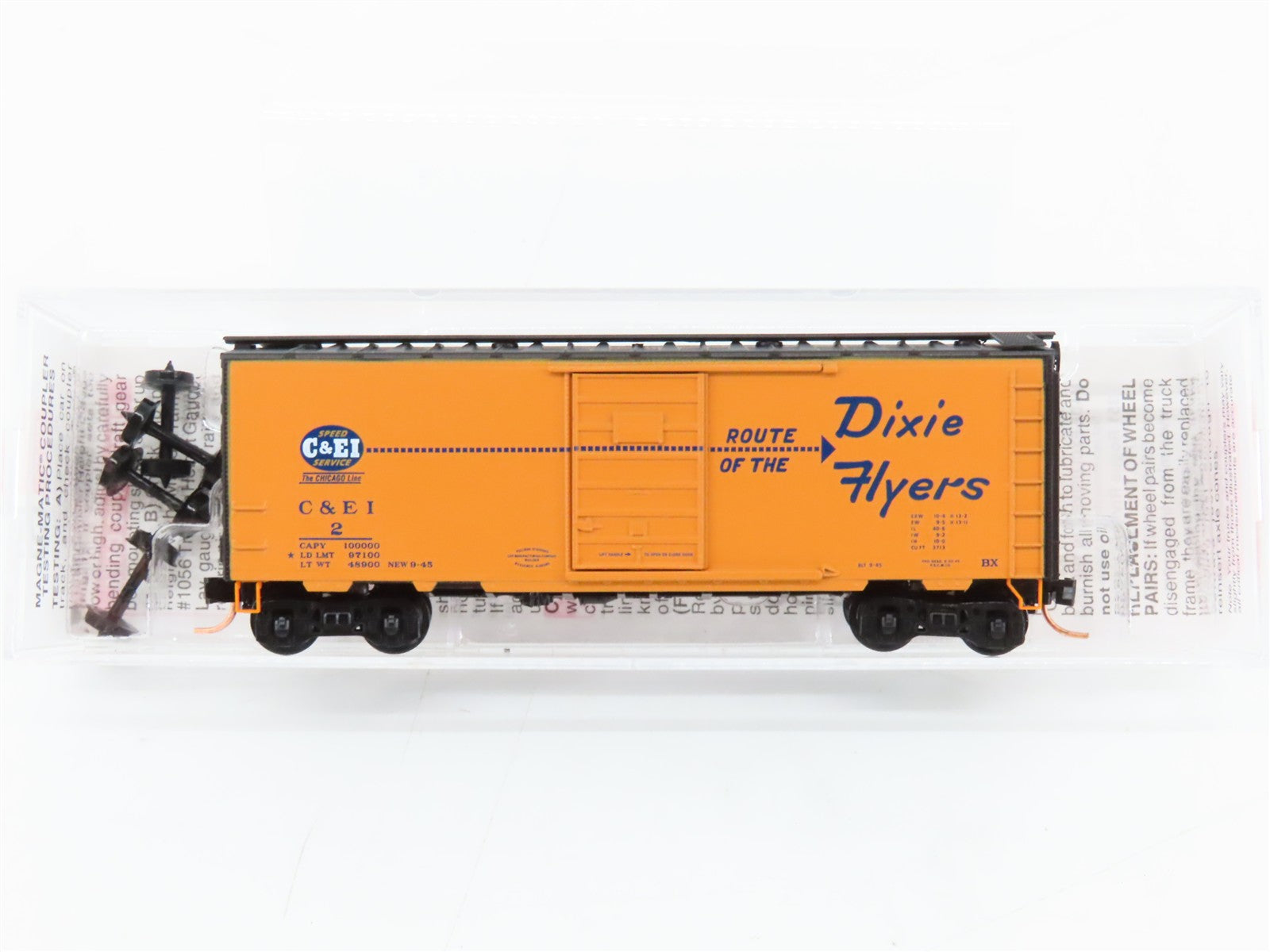 N Scale Micro-Trains MTL 02000702 Chicago & Eastern Illinois 40' Box Car RTR