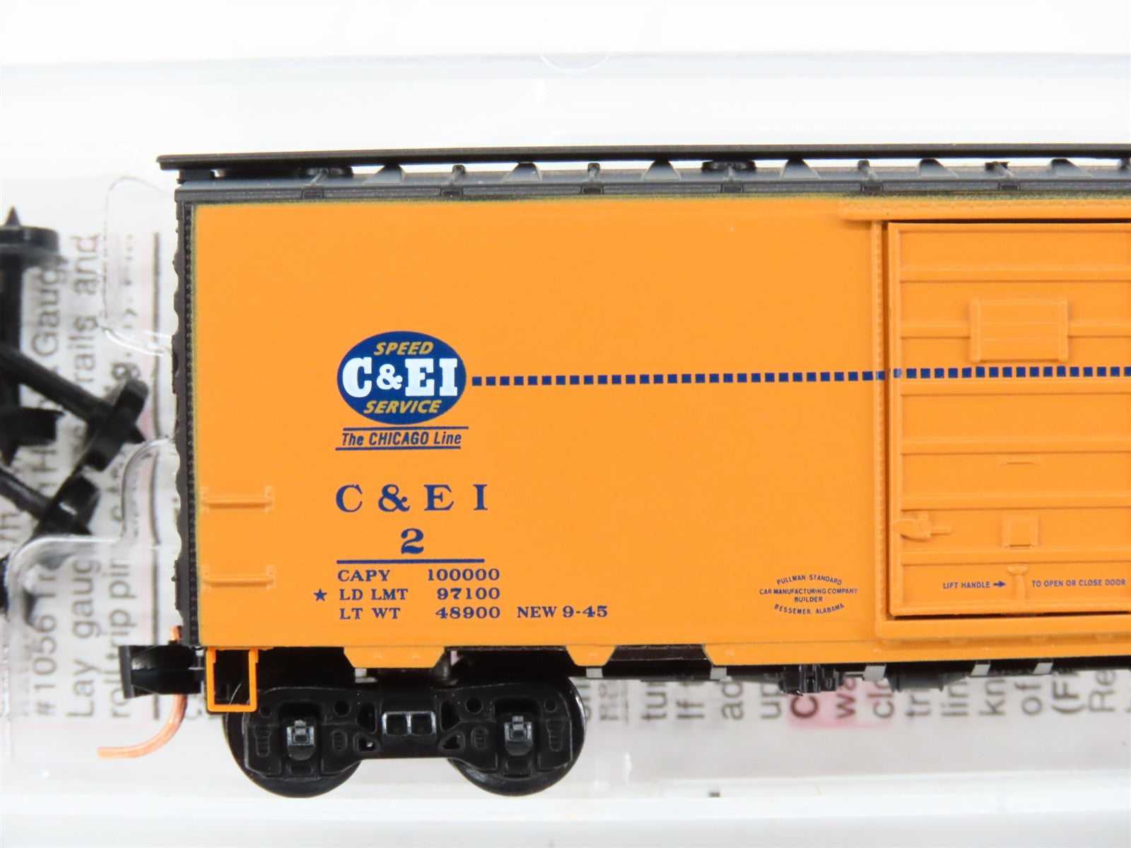 N Scale Micro-Trains MTL 02000702 Chicago & Eastern Illinois 40' Box Car RTR