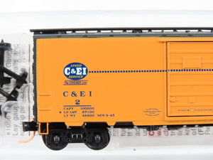 N Scale Micro-Trains MTL 02000702 Chicago & Eastern Illinois 40' Box Car RTR