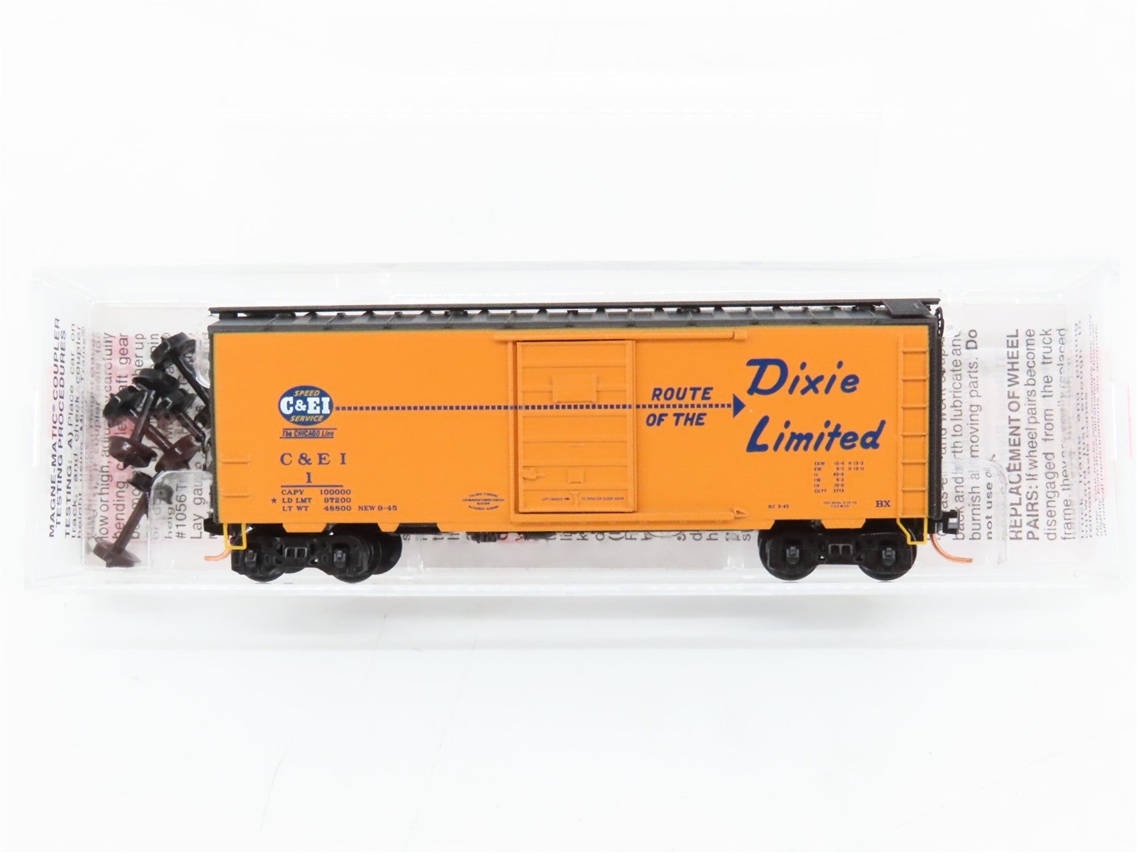 N Scale Micro-Trains MTL 20701 C&EI Chicago & Eastern Illinois 40' Box Car 1 RTR
