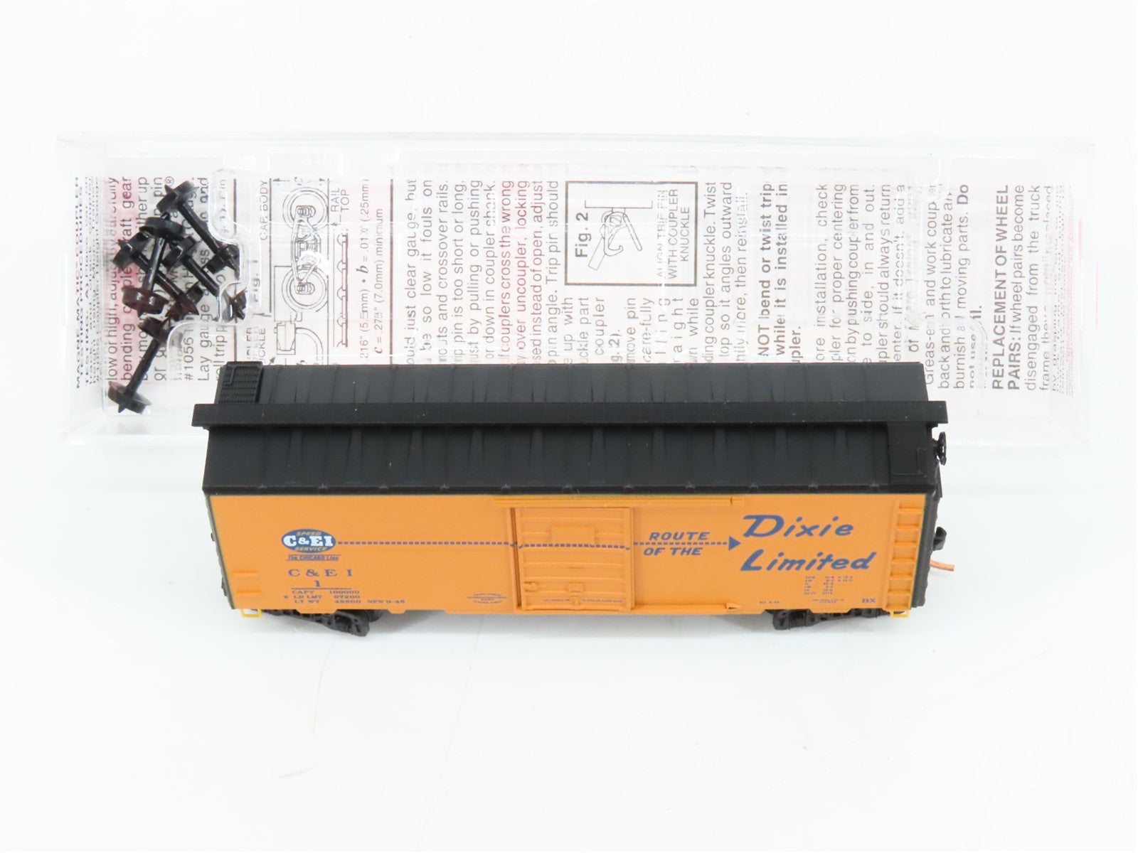 N Scale Micro-Trains MTL 20701 C&EI Chicago & Eastern Illinois 40' Box Car 1 RTR