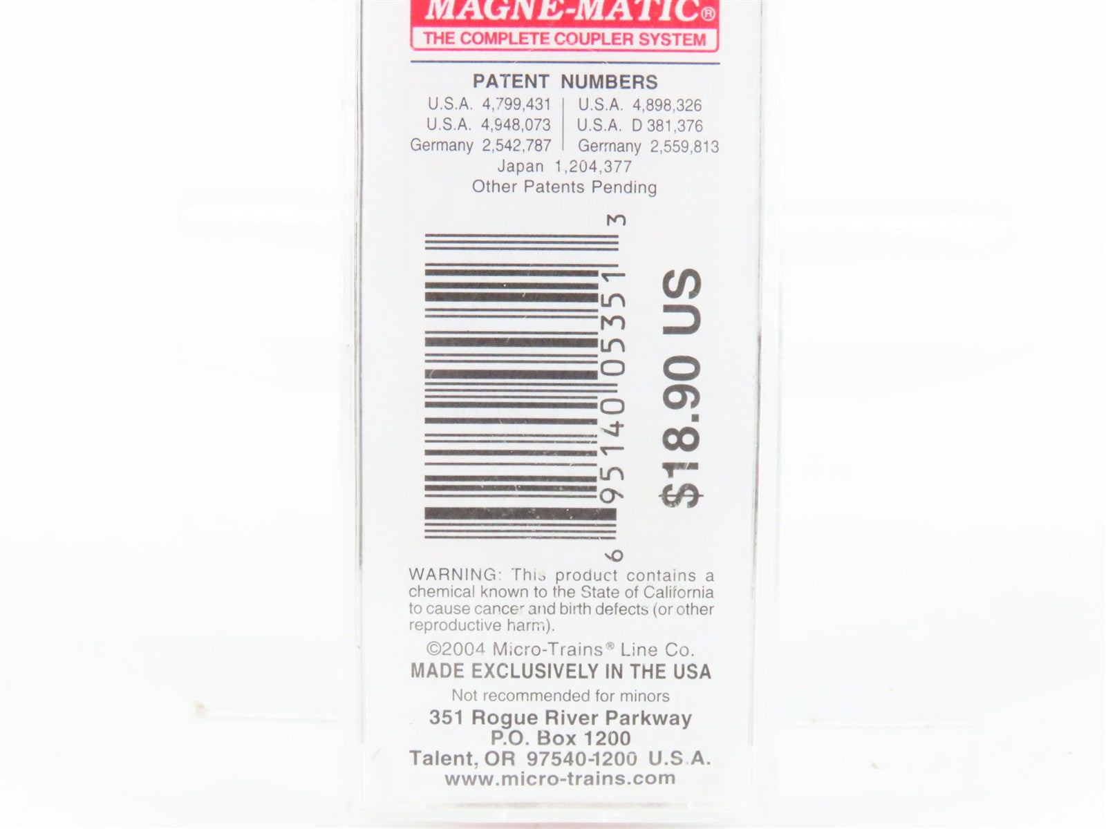 N Scale Micro-Trains MTL 20701 C&EI Chicago & Eastern Illinois 40' Box Car 1 RTR