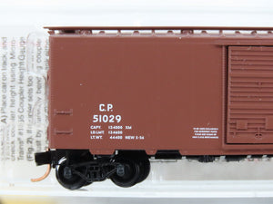 N Scale Micro-Trains MTL 20436/1 CP Canadian Pacific 40' Box Car 51029 RTR