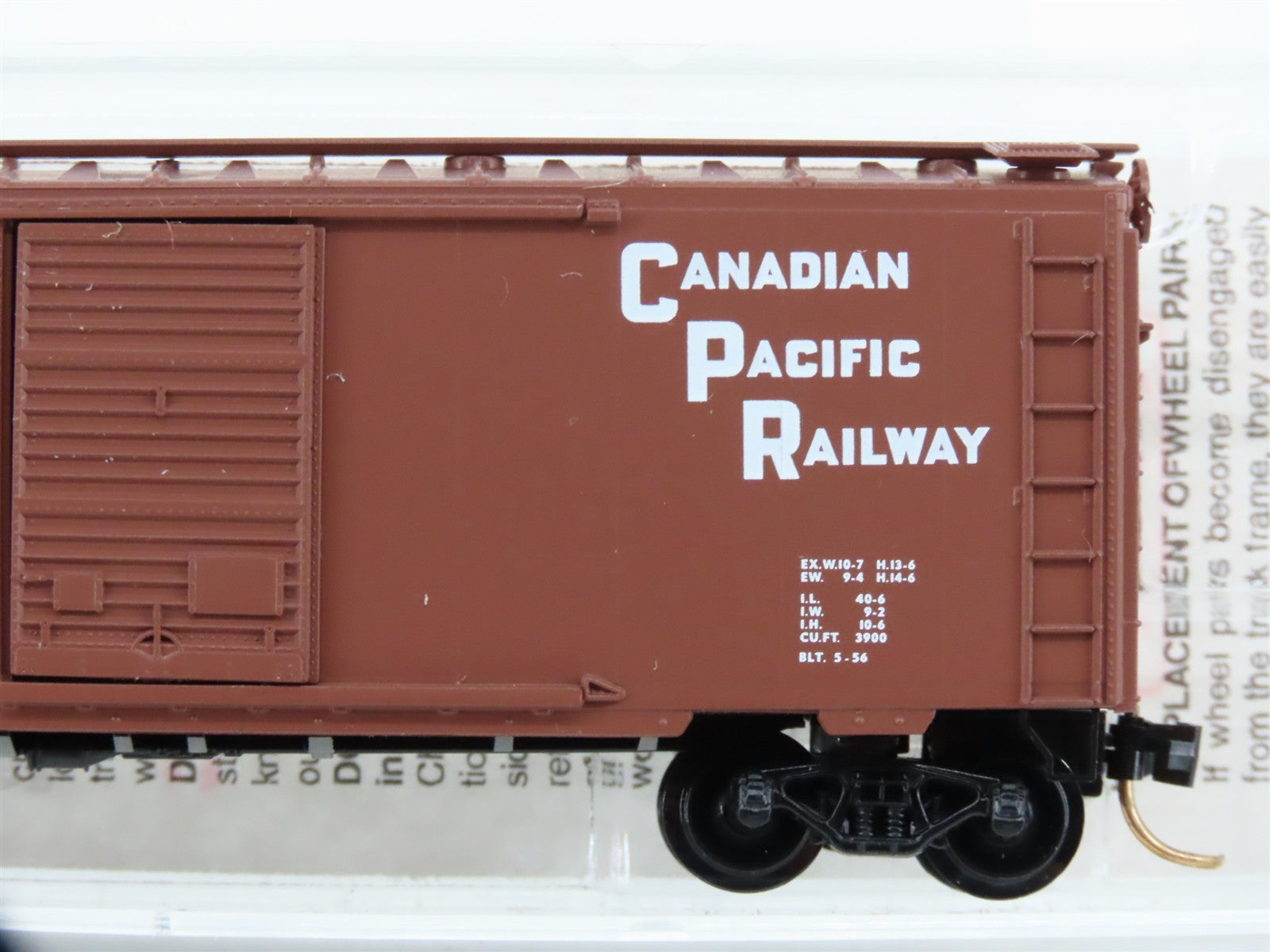 N Scale Micro-Trains MTL 20436/1 CP Canadian Pacific 40' Box Car 51029 RTR