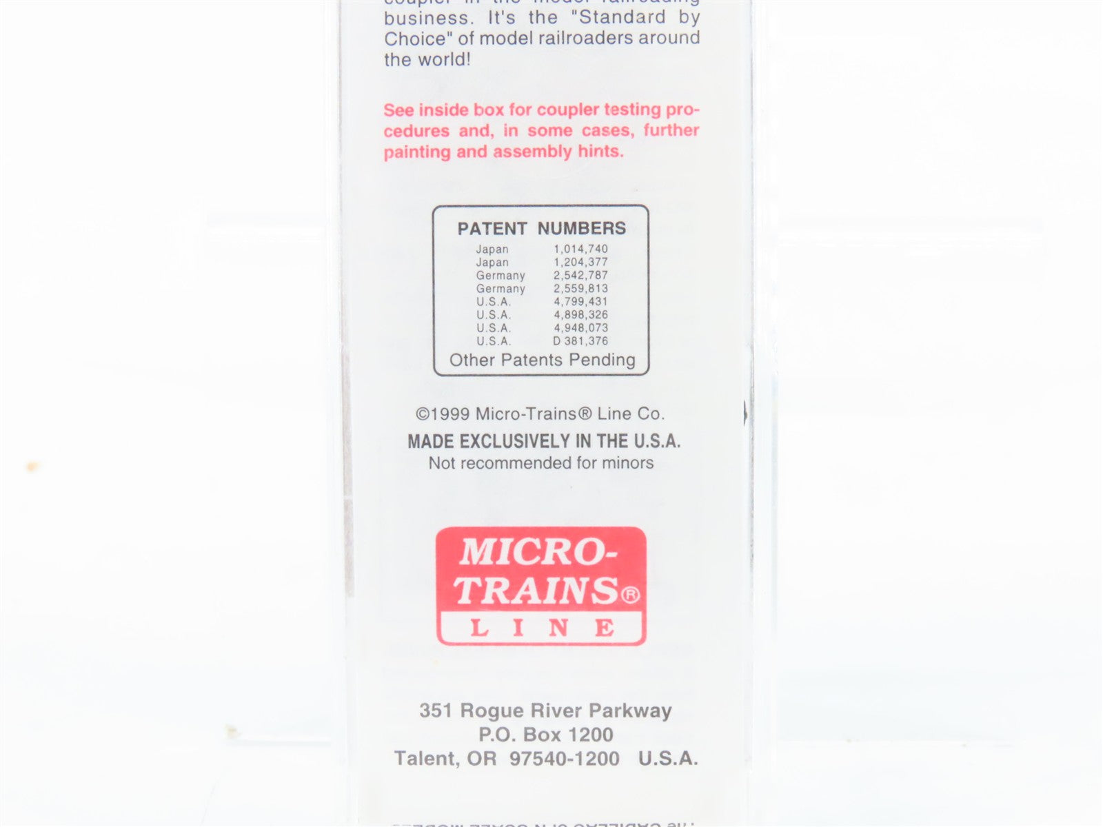 N Scale Micro-Trains MTL 20436/1 CP Canadian Pacific 40' Box Car 51029 RTR