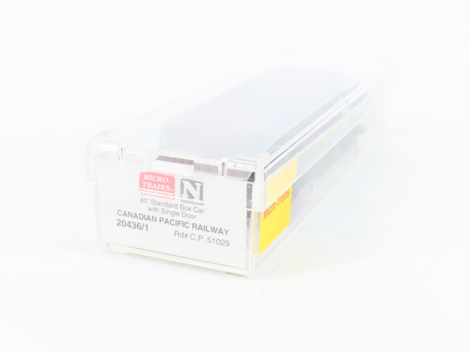 N Scale Micro-Trains MTL 20436/1 CP Canadian Pacific 40' Box Car 51029 RTR
