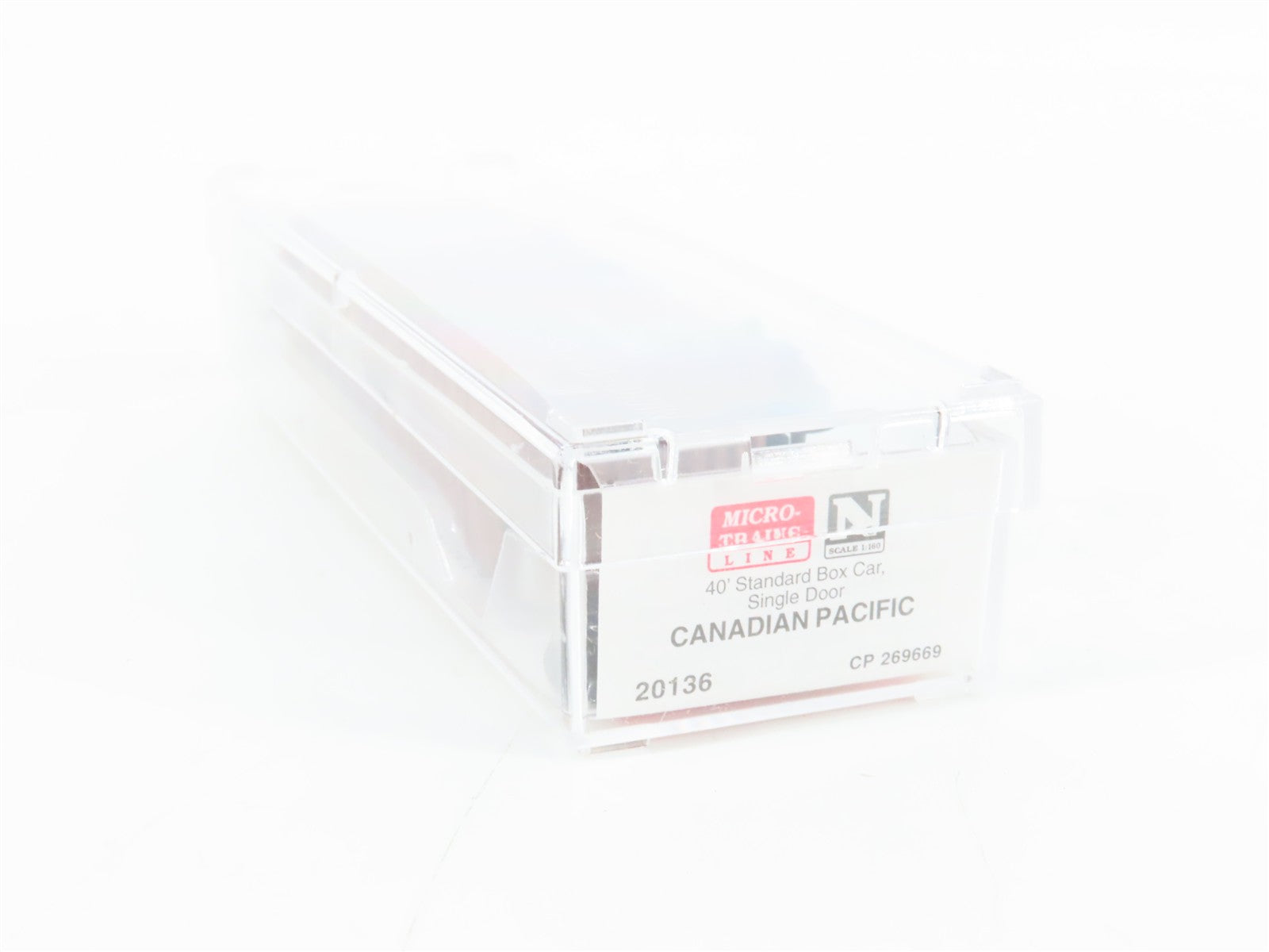 N Scale Micro-Trains MTL 20136 CP Canadian Pacific 40' Box Car 269669 RTR