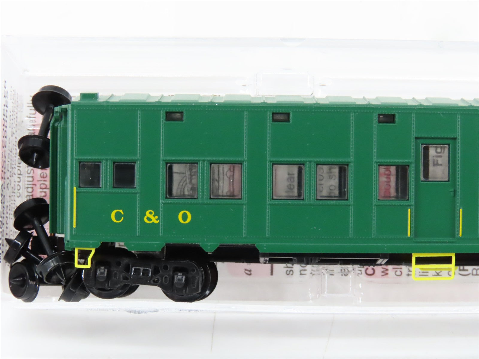 N Scale Micro-Trains MTL 116030.2 C&O Chesapeake & Ohio Troop Sleeper X955 RTR