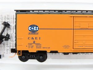N Scale Micro-Trains MTL 02000702 Chicago & Eastern Illinois 40' Box Car RTR
