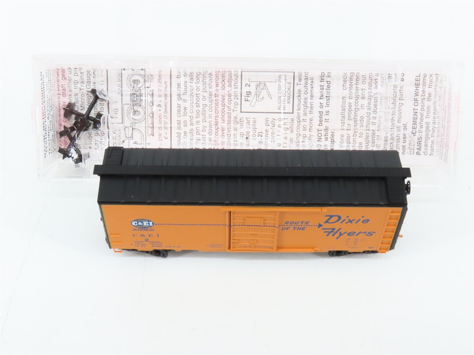 N Scale Micro-Trains MTL 02000702 Chicago & Eastern Illinois 40' Box Car RTR