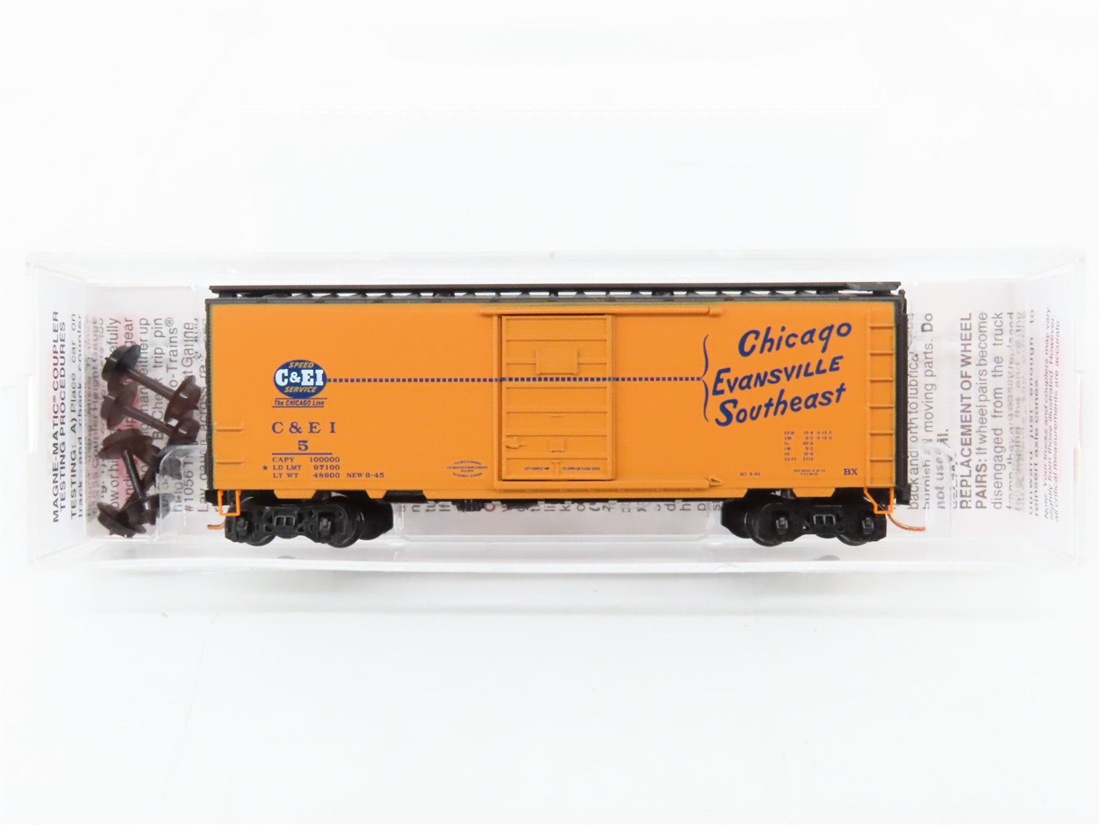 N Scale Micro-Trains MTL 02000705 Chicago & Eastern Illinois 40' Box Car RTR