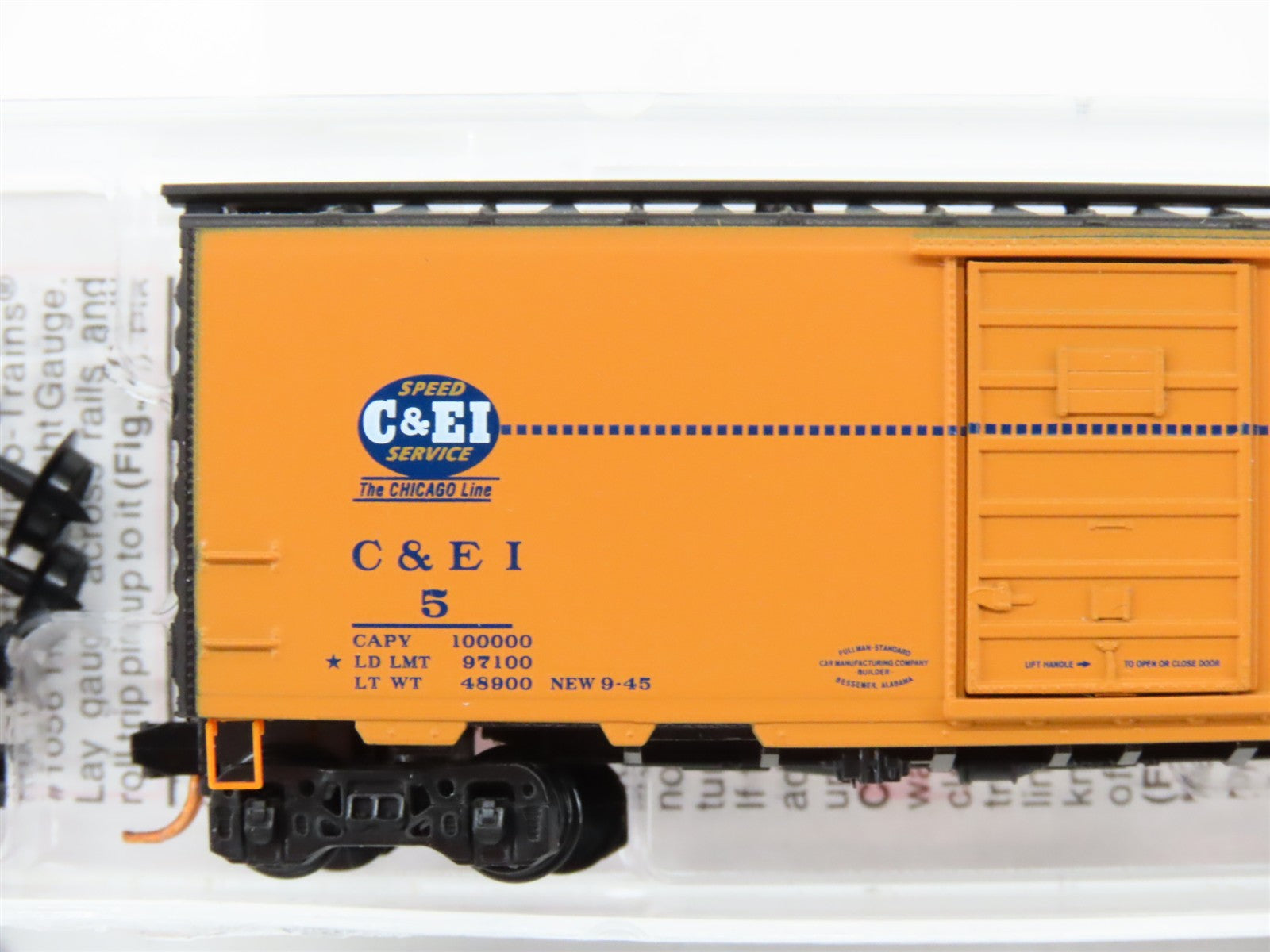 N Scale Micro-Trains MTL 02000705 Chicago & Eastern Illinois 40' Box Car RTR