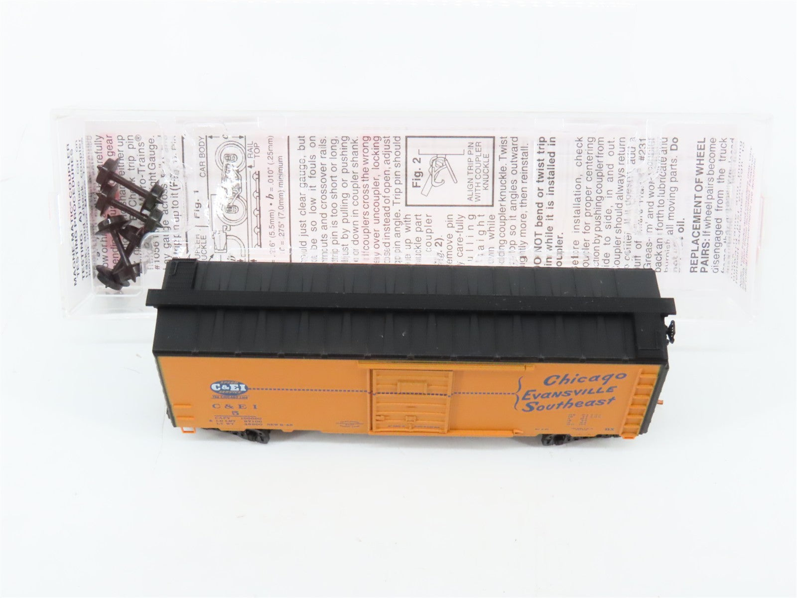 N Scale Micro-Trains MTL 02000705 Chicago & Eastern Illinois 40' Box Car RTR