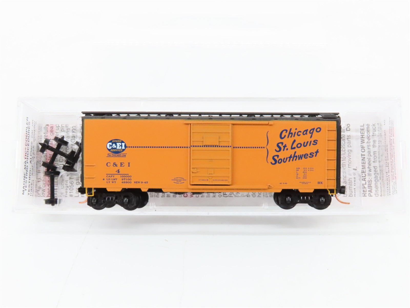 N Scale Micro-Trains MTL 02000704 Chicago & Eastern Illinois 40' Box Car RTR