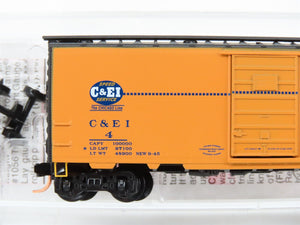 N Scale Micro-Trains MTL 02000704 Chicago & Eastern Illinois 40' Box Car RTR
