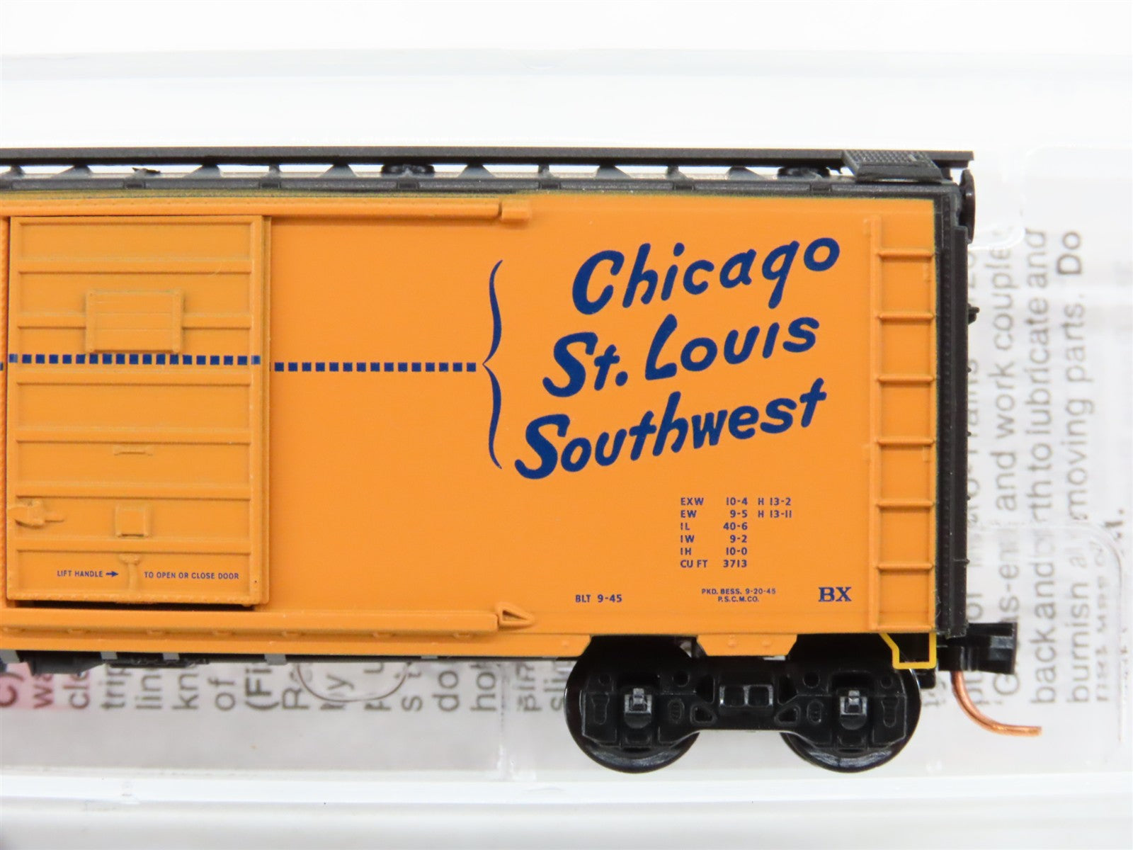 N Scale Micro-Trains MTL 02000704 Chicago & Eastern Illinois 40' Box Car RTR