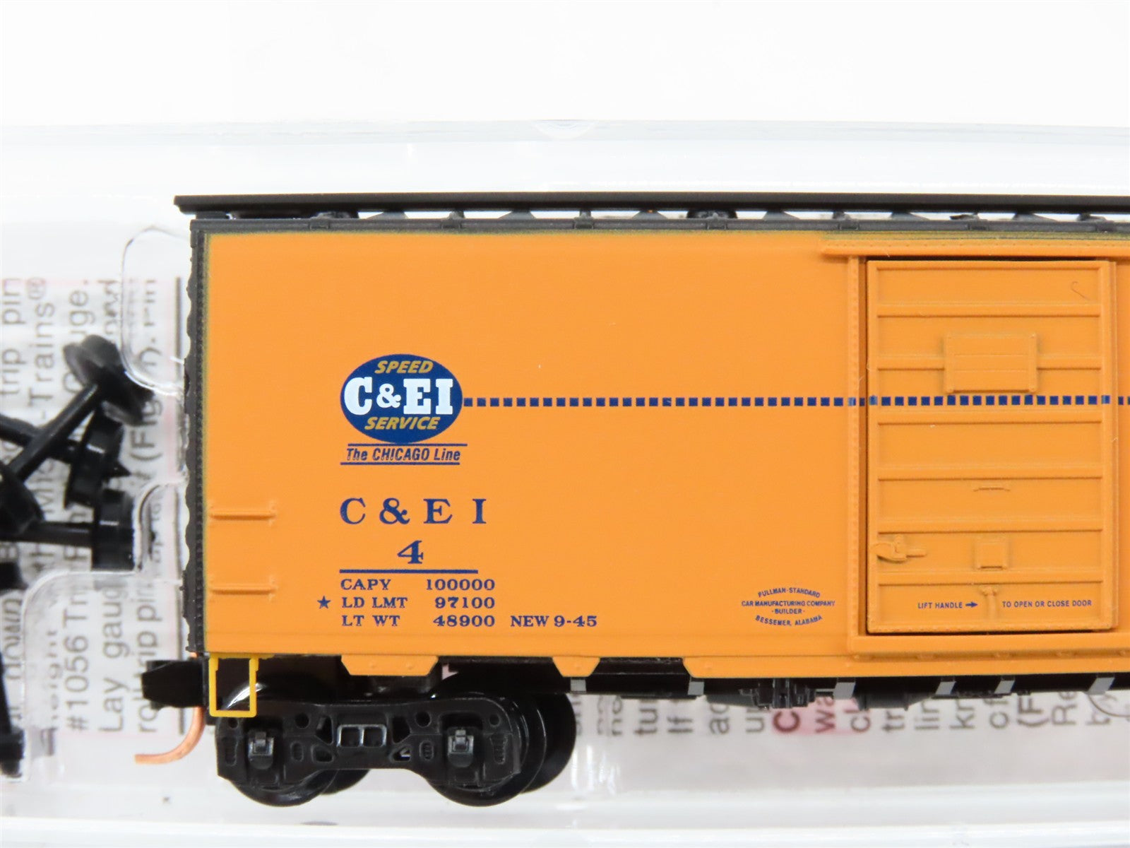 N Scale Micro-Trains MTL 02000704 Chicago & Eastern Illinois 40' Box Car RTR