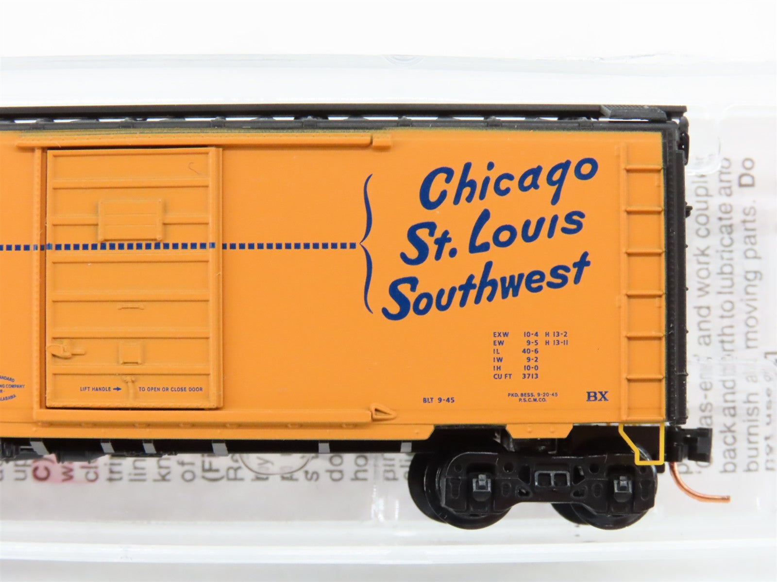 N Scale Micro-Trains MTL 02000704 Chicago & Eastern Illinois 40' Box Car RTR