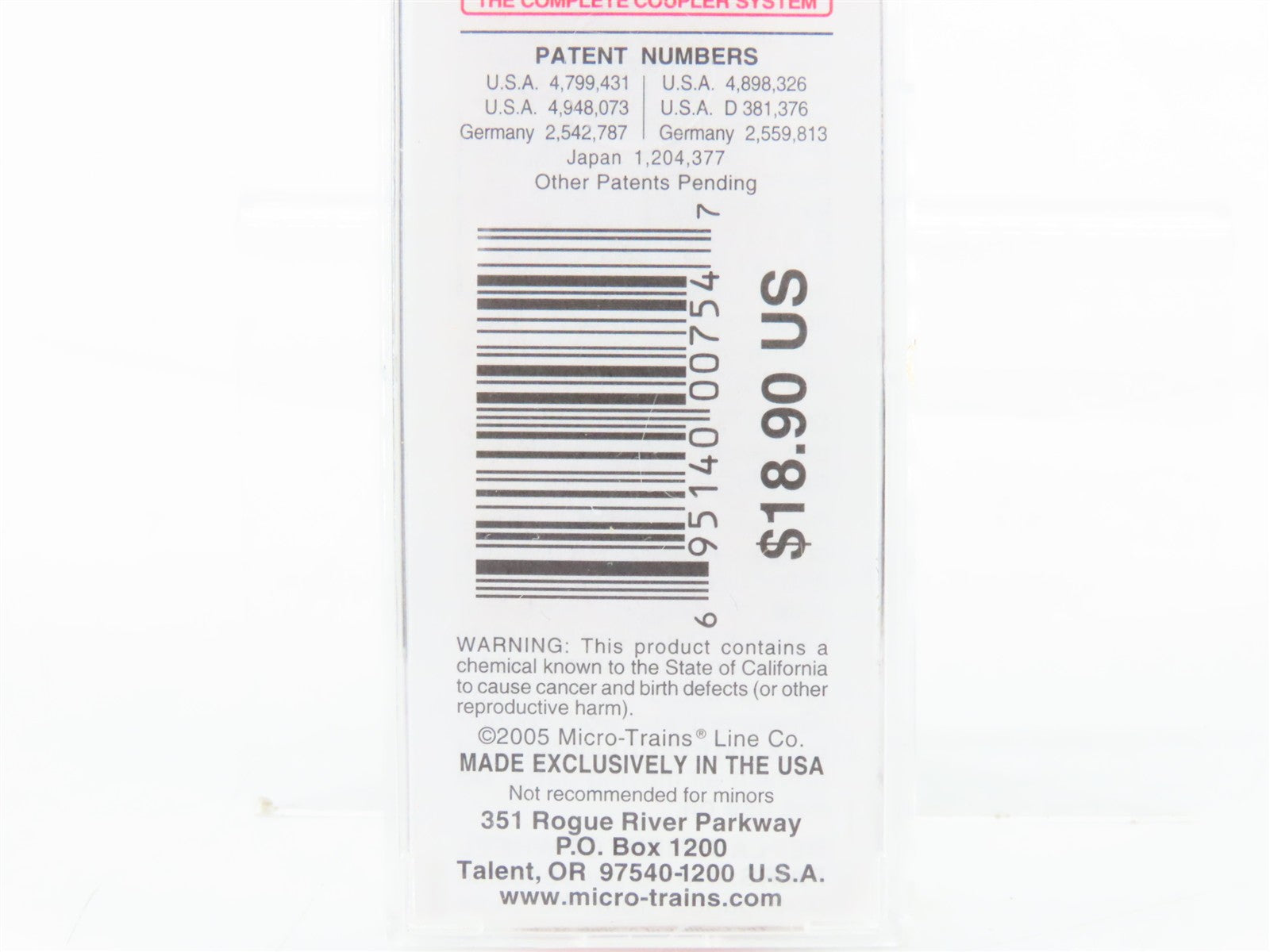 N Scale Micro-Trains MTL 02000704 Chicago & Eastern Illinois 40' Box Car RTR